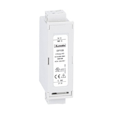 Expansion module EXP series for flush-mount products, 2 relay outputs to increase number of steps