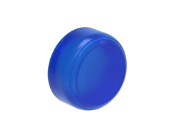 Blue rubber boot for flush and illuminated flush pushbuttons