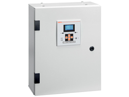 Enclosed automatic transfer switch ATS. Auxiliary supply 230VAC, with four-pole contactors. 160A, 111kVA. Dimensions 600X400X250mm