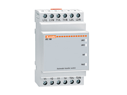 Modular automatic transfer switch controller for 2 power sources with single-phase control