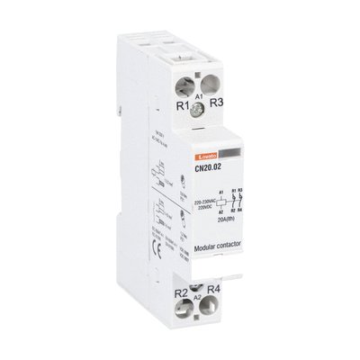 Modular contactor, one or two-pole, 20A AC1, 220...230VAC (2NC)
