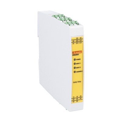 Safe outputs expansion module SRB… series, 4NO+1NC, auxiliary supply 24VAC/DC